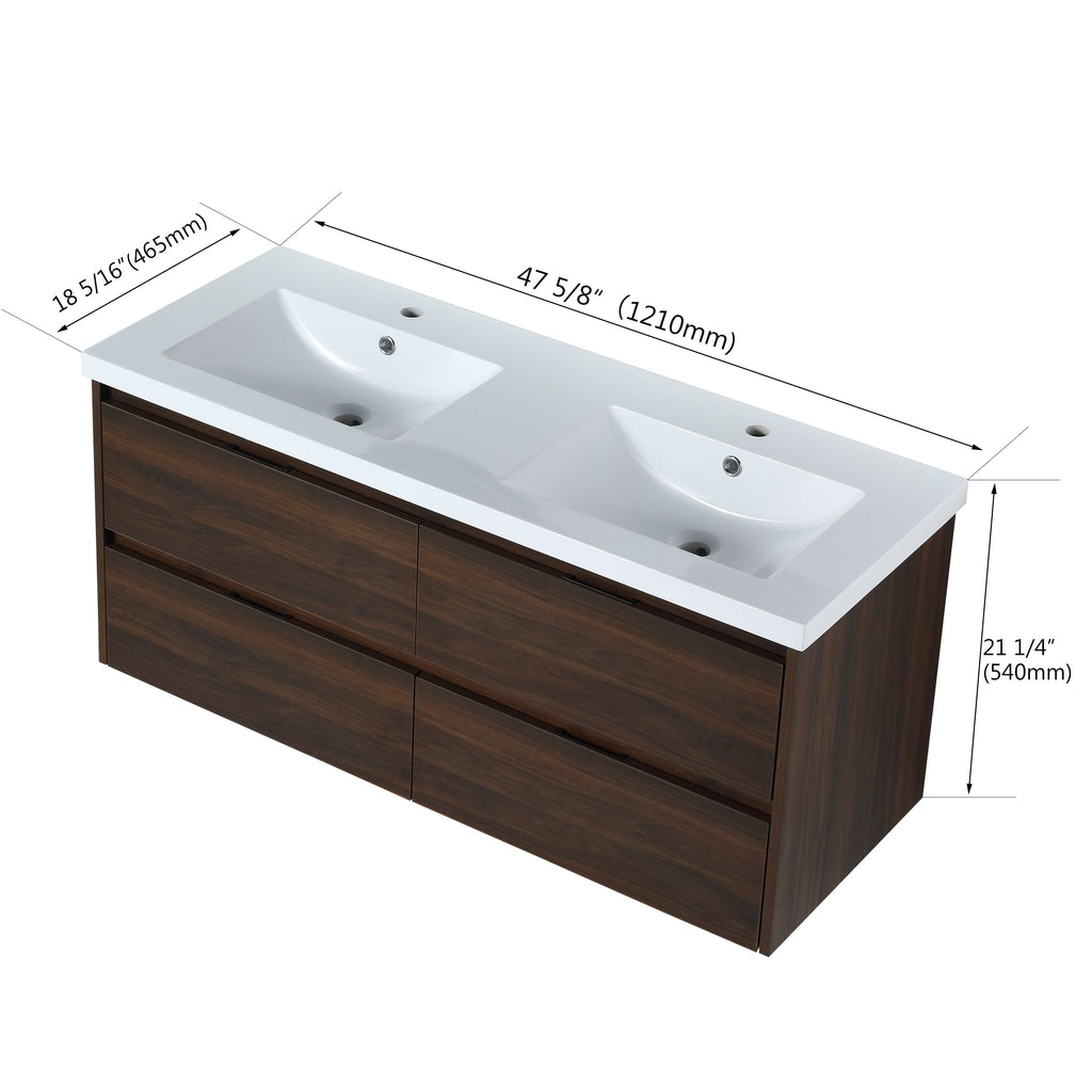 48 Inch Bathroom Vanity With Dual Sink