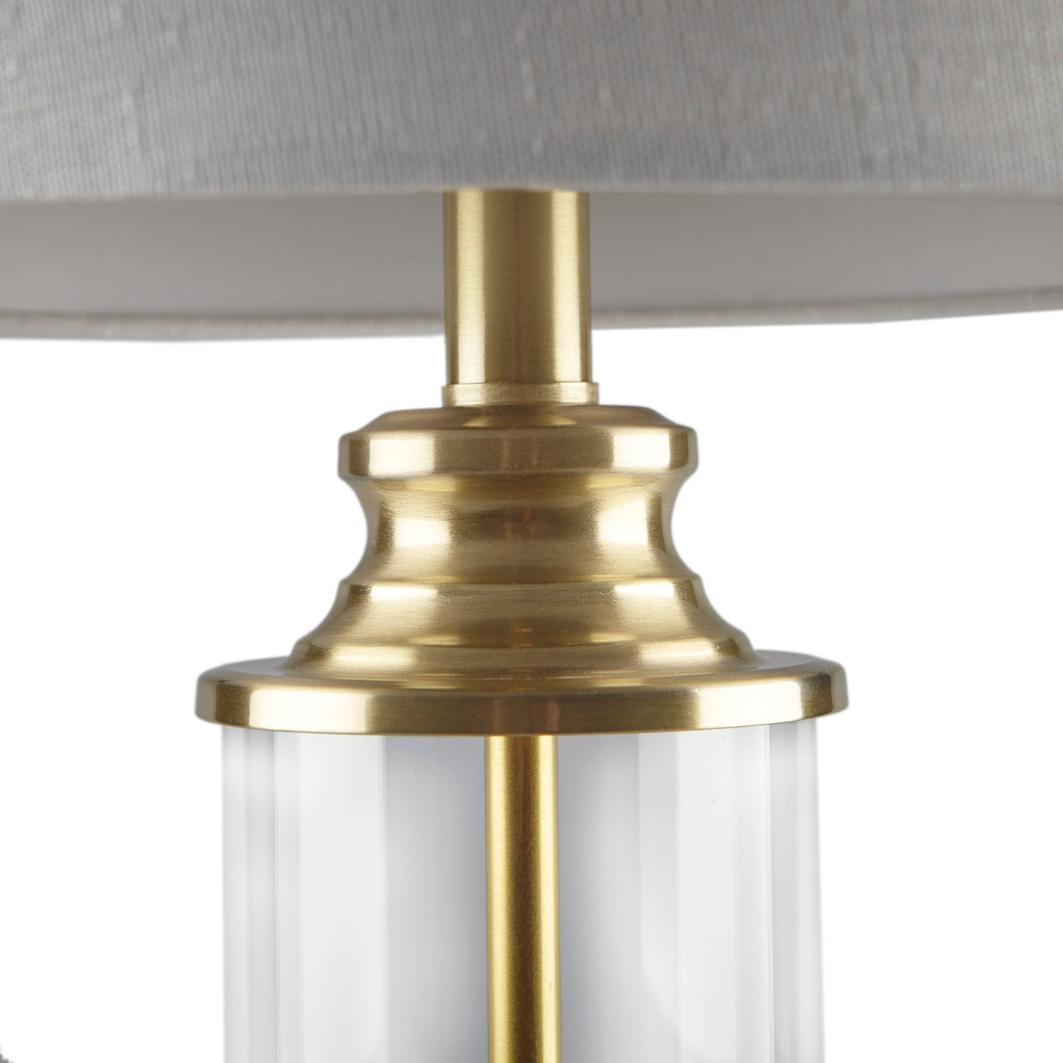 Glass Cylinder Table Lamp Set of 2
