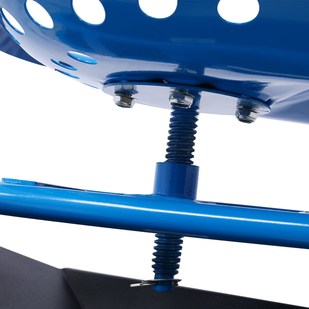 Rolling Garden Scooter Garden Cart Seat with Wheels and Tool Tray