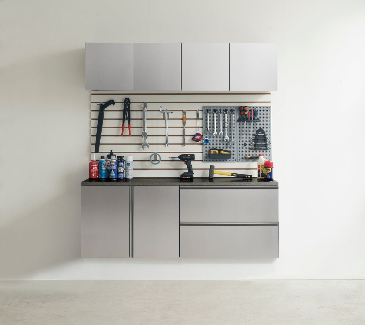 Nova Series 64 in. W x 72 in. H x 20 in. D Metallic Cabinet