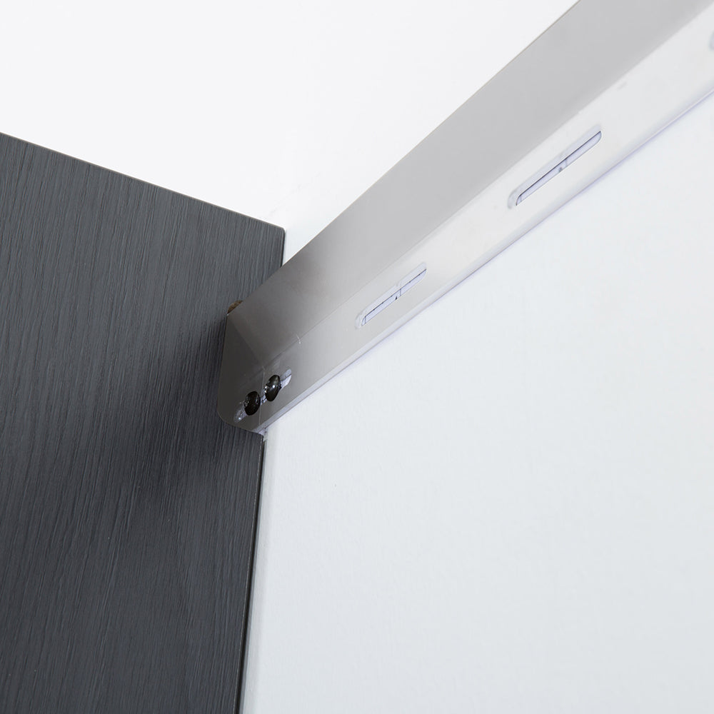 Nova Series Wood Wall Mounted Garage Cabinet in Metallic