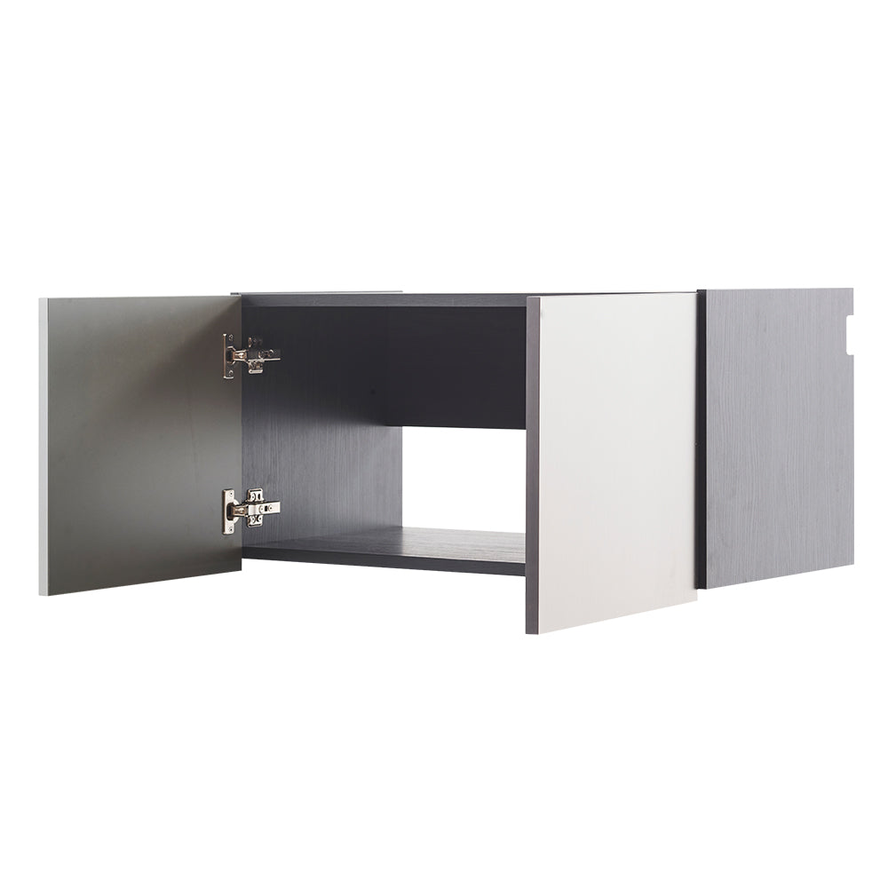 Nova Series Wood Wall Mounted Garage Cabinet in Metallic