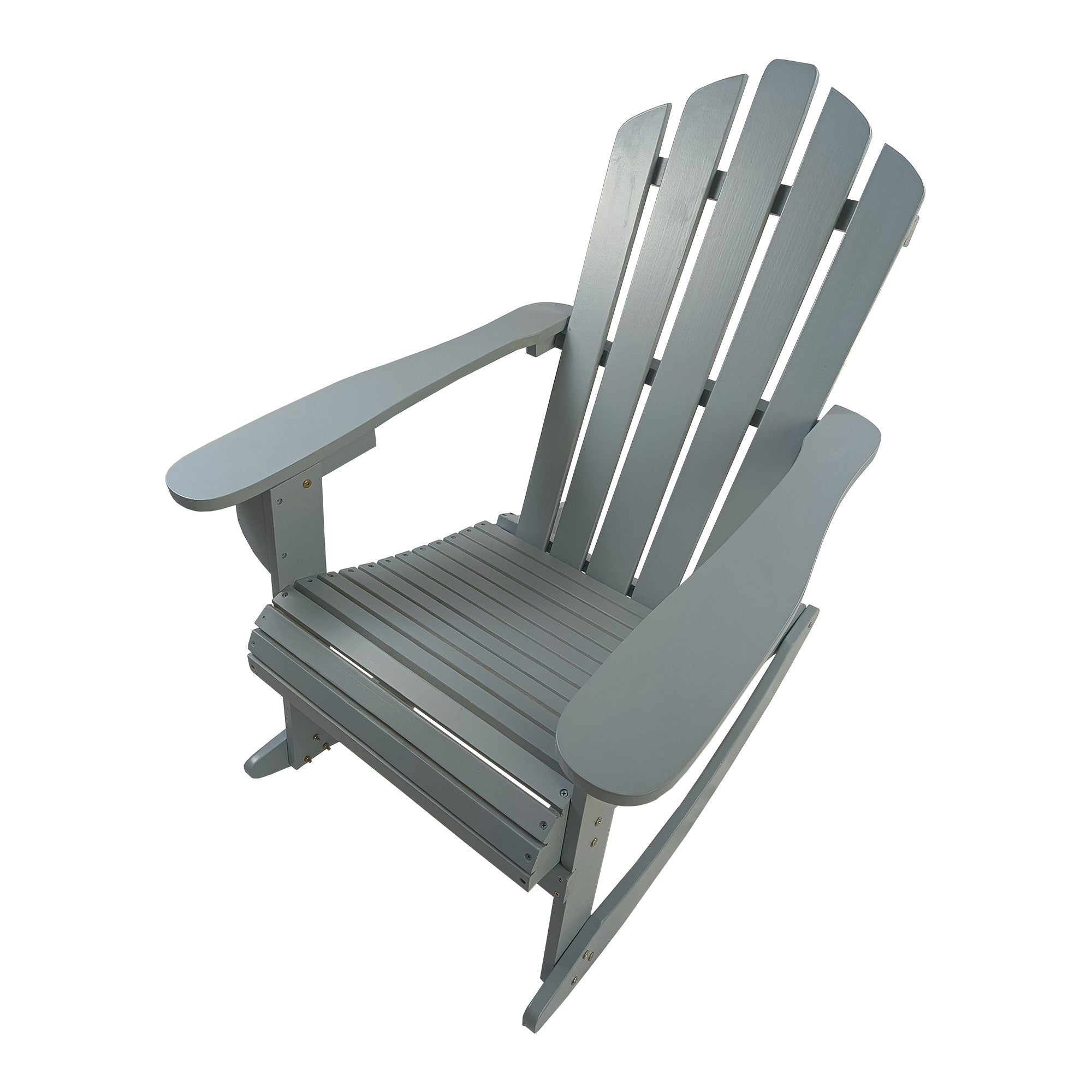 Reclining Wooden Outdoor Rocking Adirondack Chair