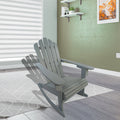 Reclining Wooden Outdoor Rocking Adirondack Chair
