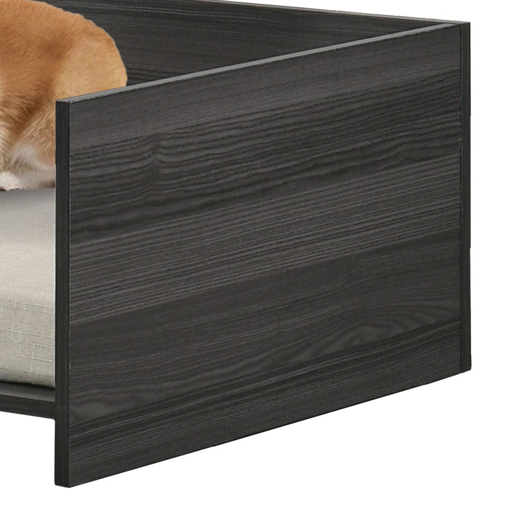 Esme Ash Pet Bed with Side Storage