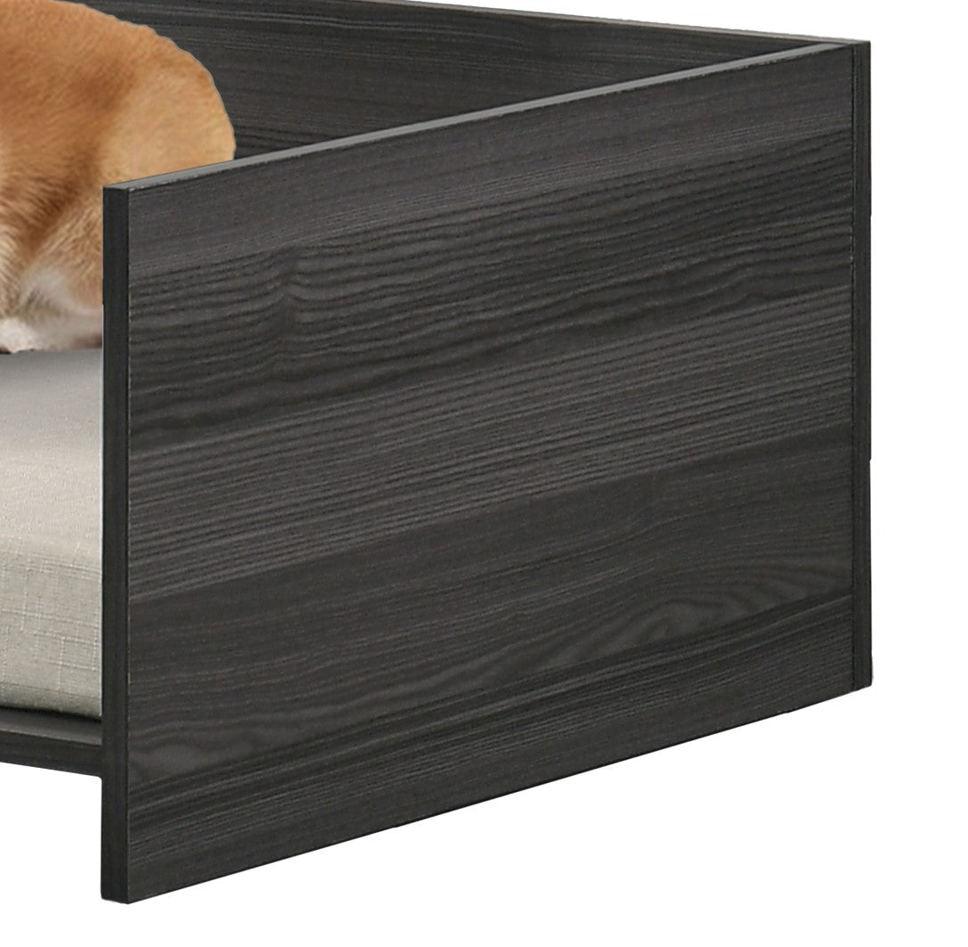 Esme Ash Pet Bed with Side Storage
