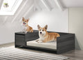 Esme Ash Pet Bed with Side Storage