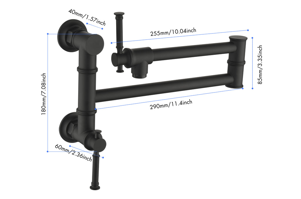 Modern Brass Pot Filler Faucet