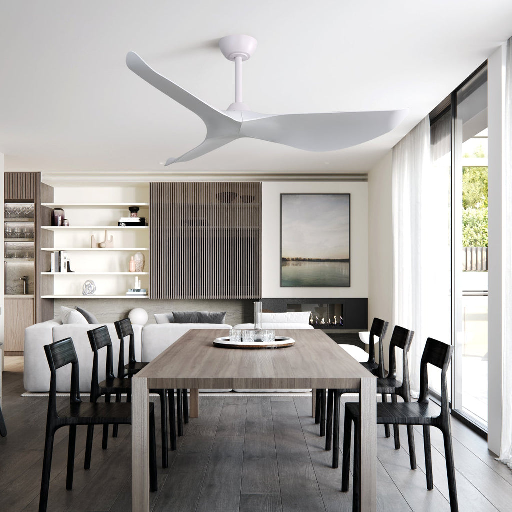 52 Inch Indoor Ceiling Fan With 6 Speed Remote