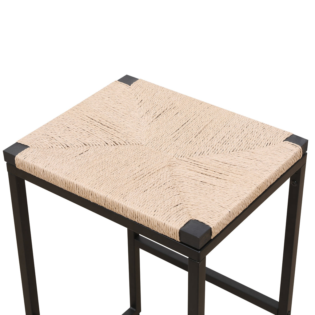 Set of 2 Backless Bar Stools for Kitchen Counter