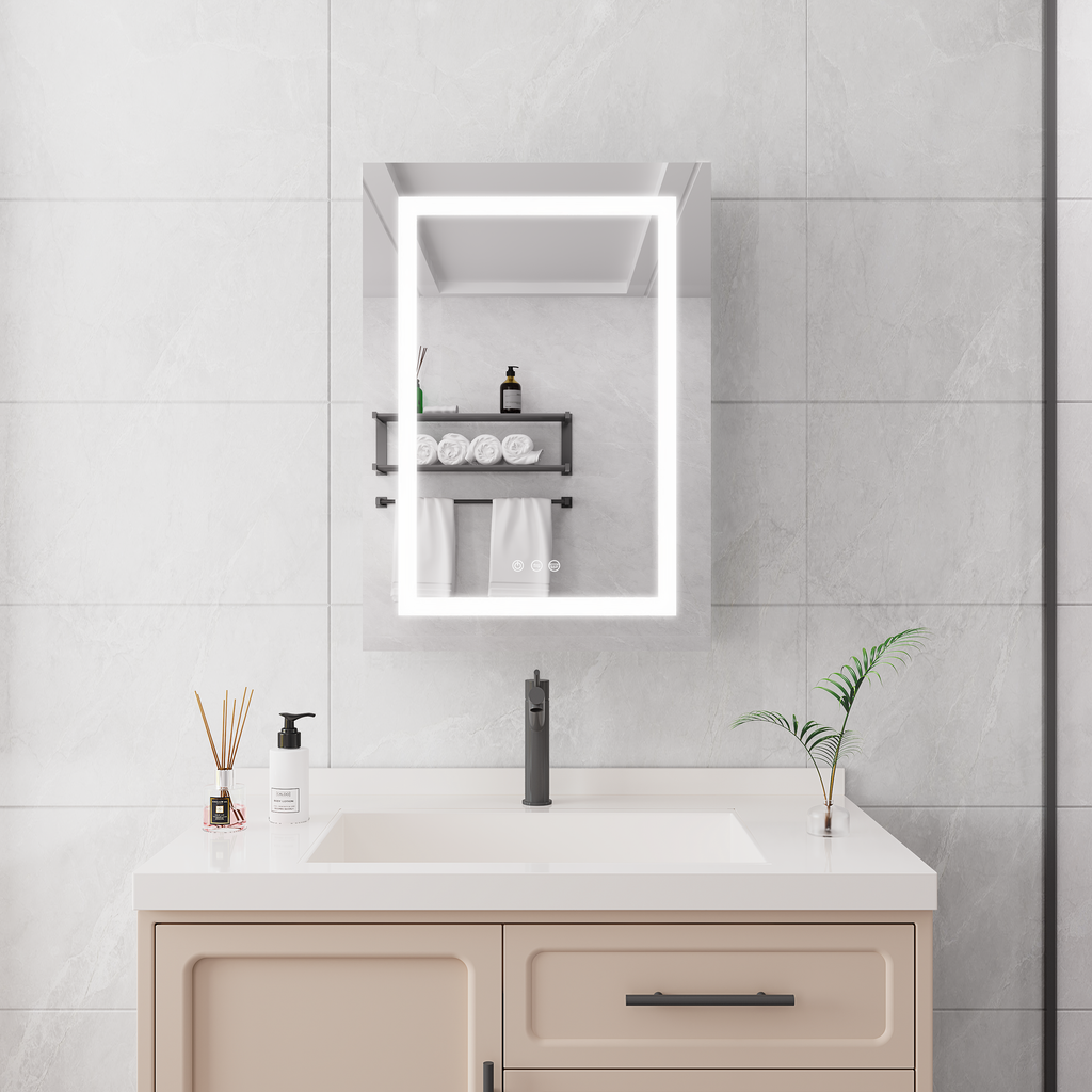 20 X 28 Inch Bathroom Medicine Cabinet with Mirror