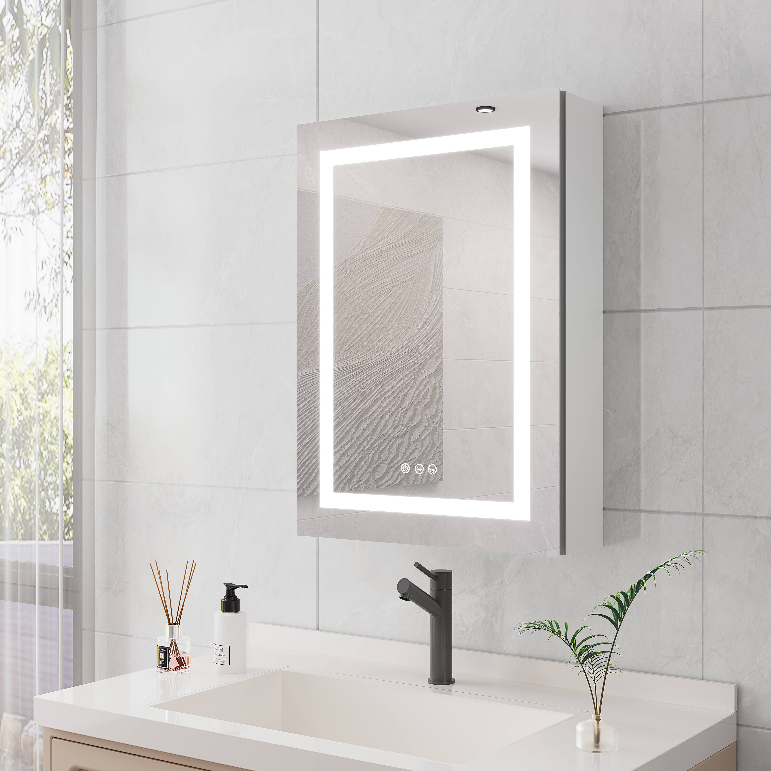 20 X 28 Inch Bathroom Medicine Cabinet with Mirror