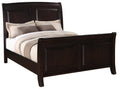 Stylish Transitional Full Bed in Cappuccino