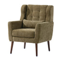 Modern Accent Chair in Olive Green
