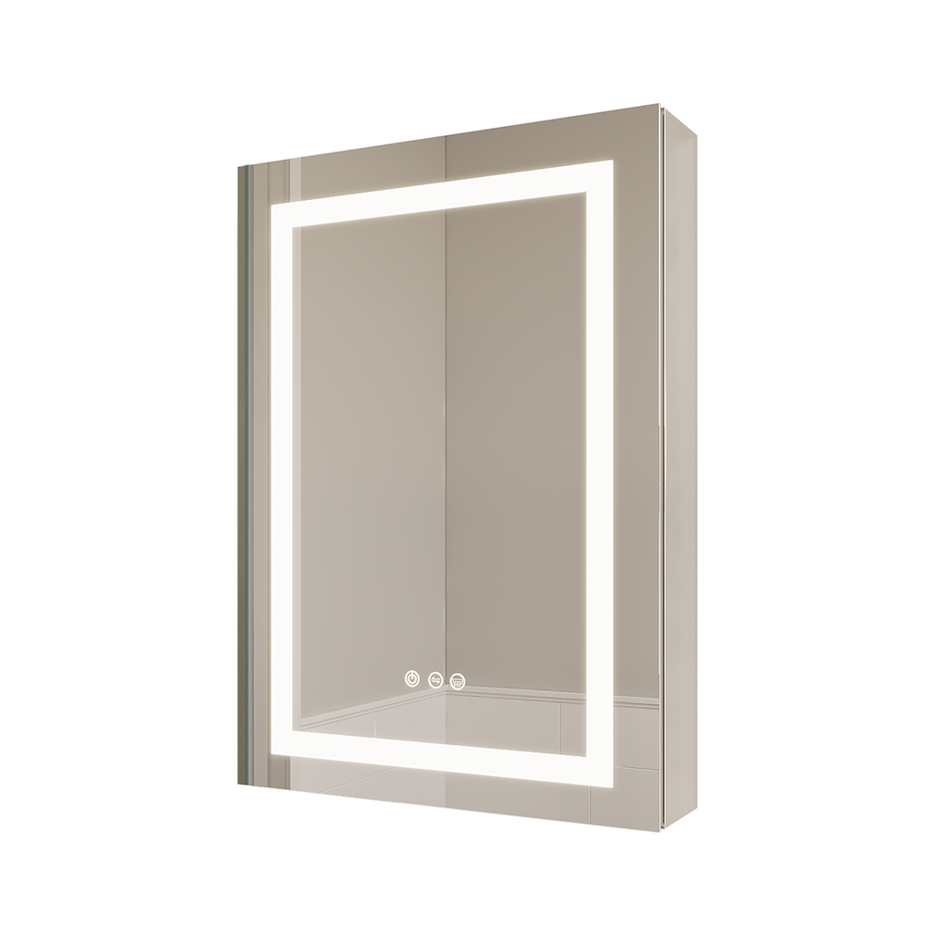 26x20 Inch Bathroom Medicine Cabinet with LED Mirror