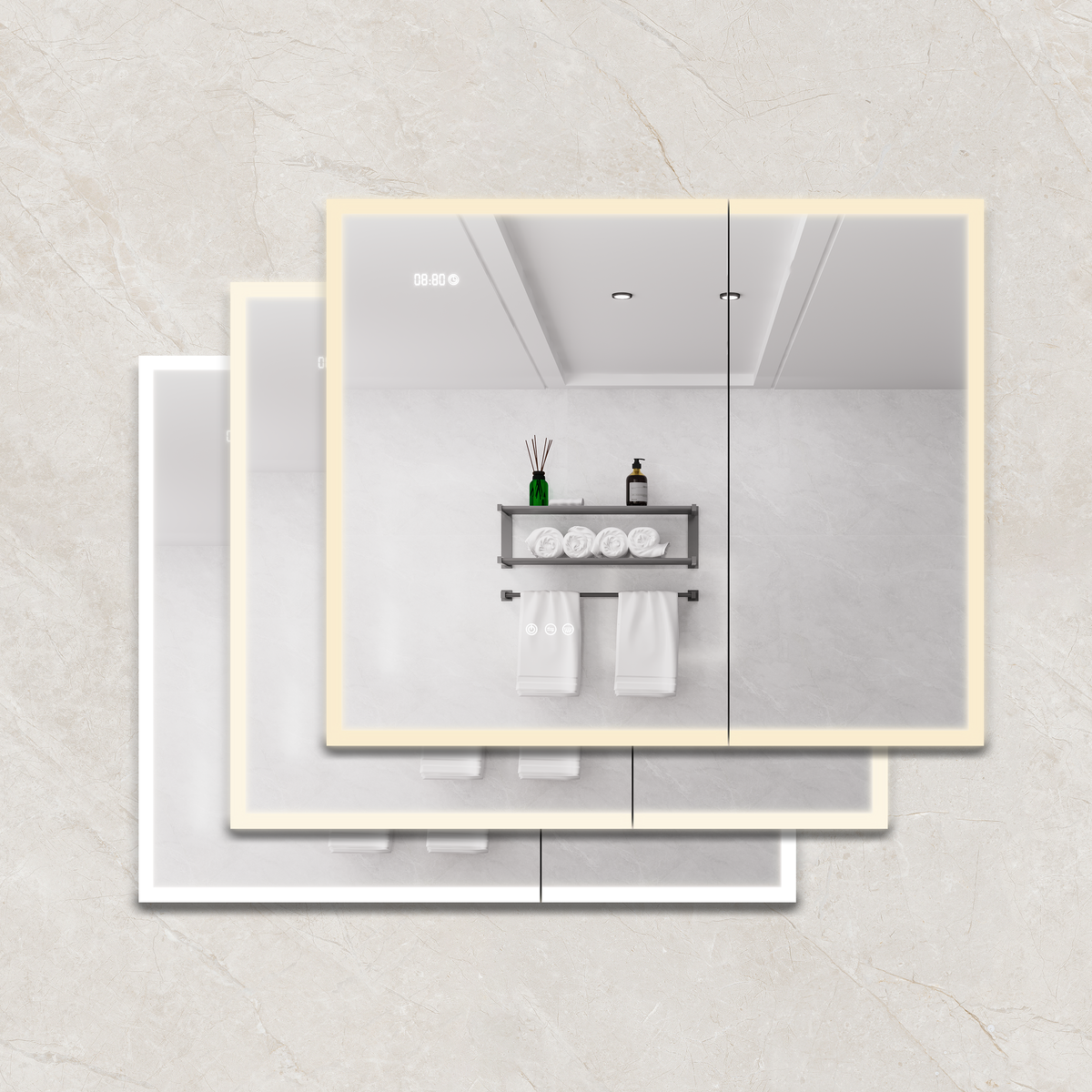LED Bathroom Medicine Cabinet with Mirror
