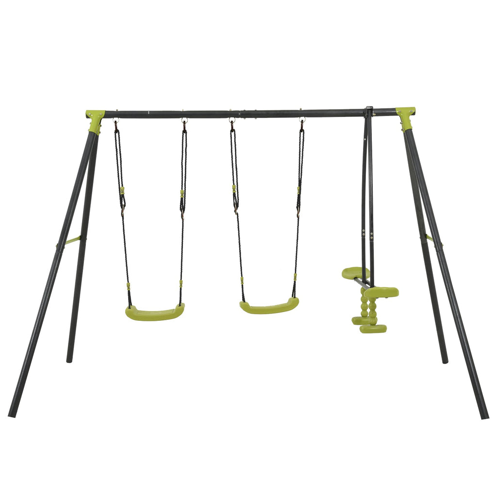 Children's Triple Metal Swing Set