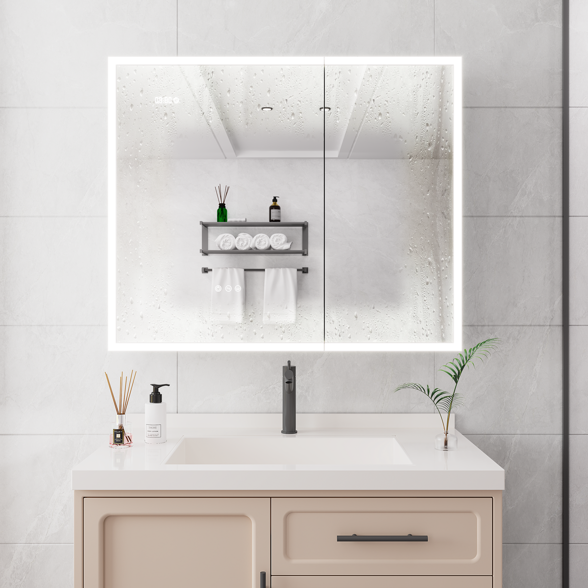 LED Bathroom Medicine Cabinet with Mirror
