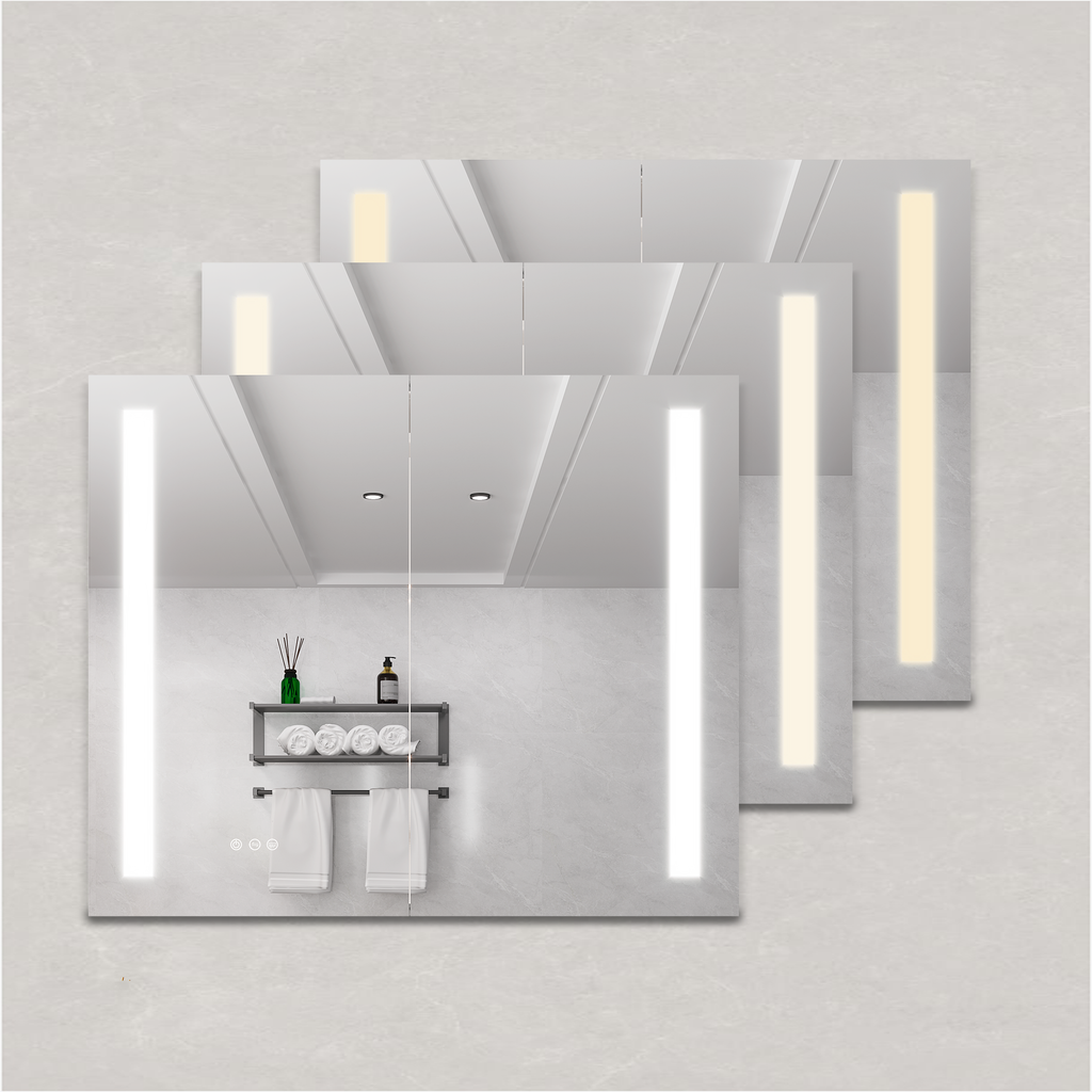 36 x 30 Inch Medicine Cabinet with LED Vanity Mirror
