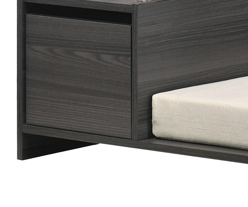 Esme Ash Pet Bed with Side Storage