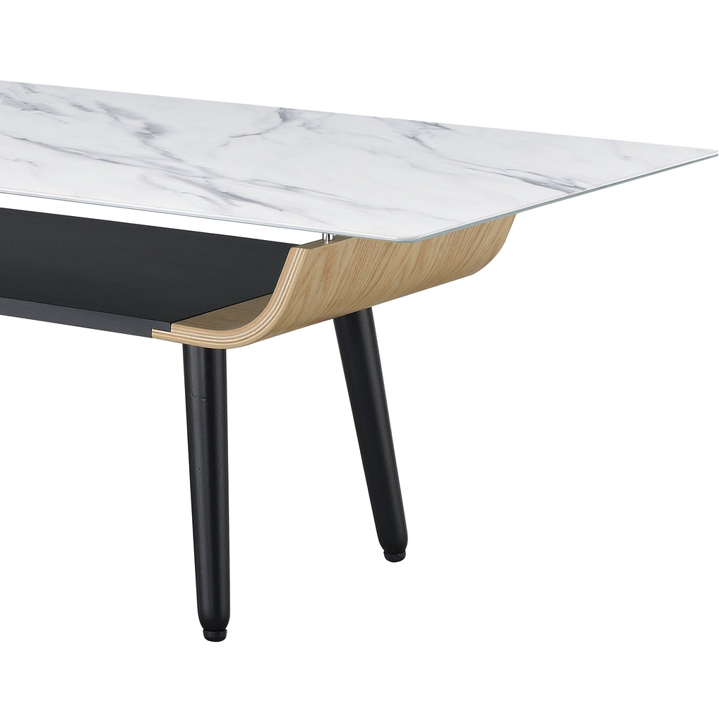 Landon 47" Coffee Table with Glass