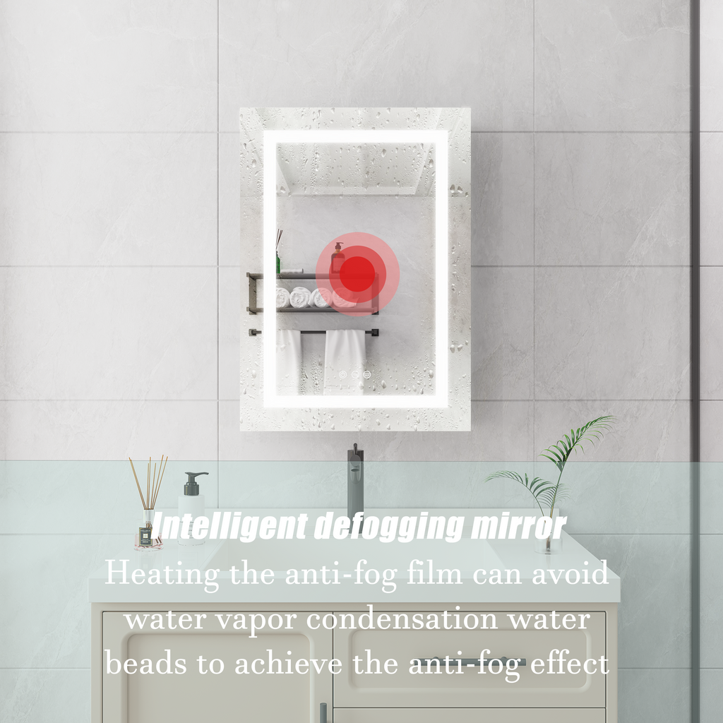 20 X 28 Inch Bathroom Medicine Cabinet with Mirror