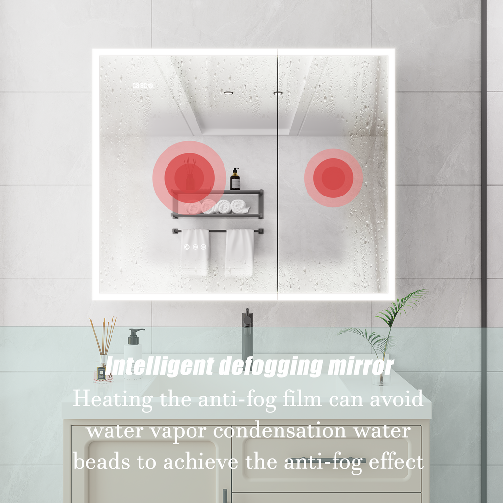 LED Bathroom Medicine Cabinet with Mirror