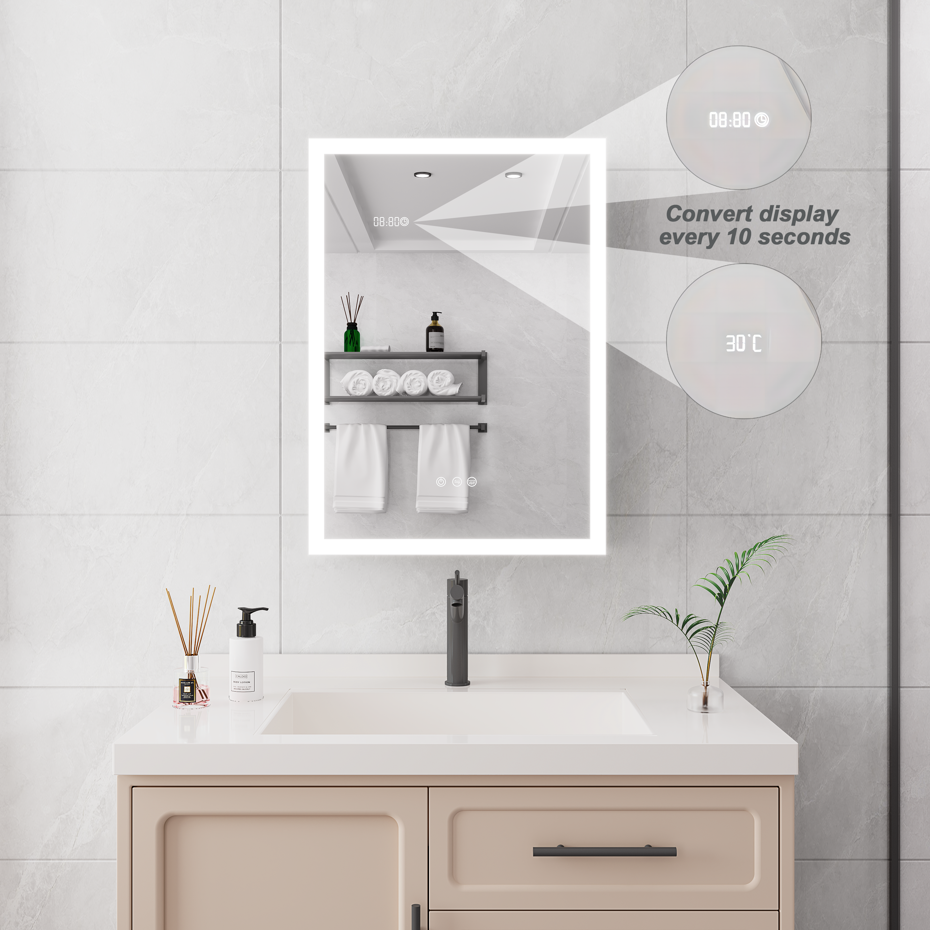 Bathroom Medicine Cabinet with Lights
