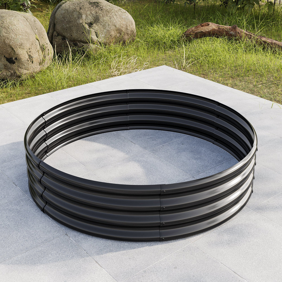 2PCS Tall Round Raised Garden Bed
