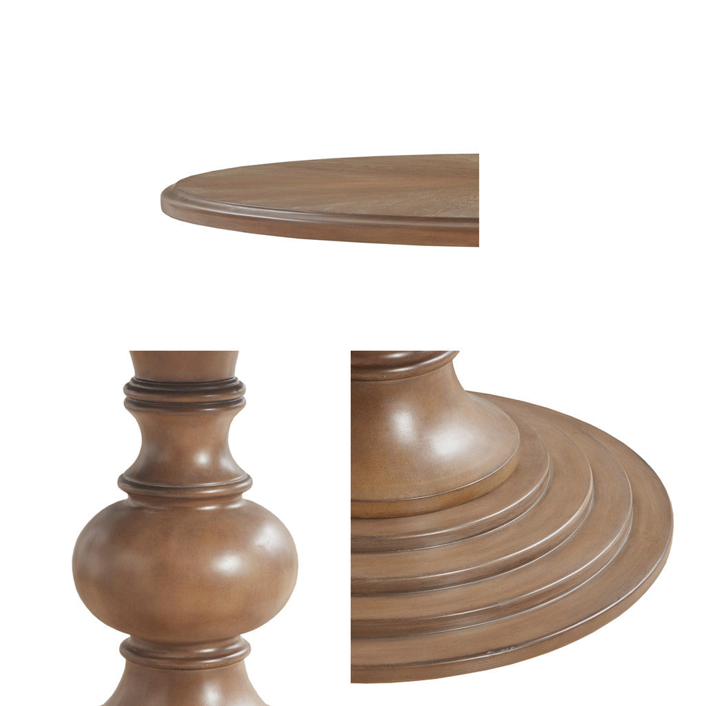 46" Round Pedestal Dining Table - Reclaimed