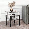 1-Piece Modern Tempered Glass Coffee Table