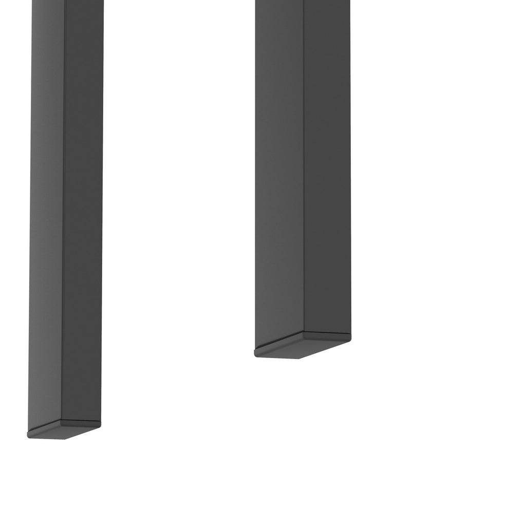 Set of 2 Modern Tempered Glass Tea Tables