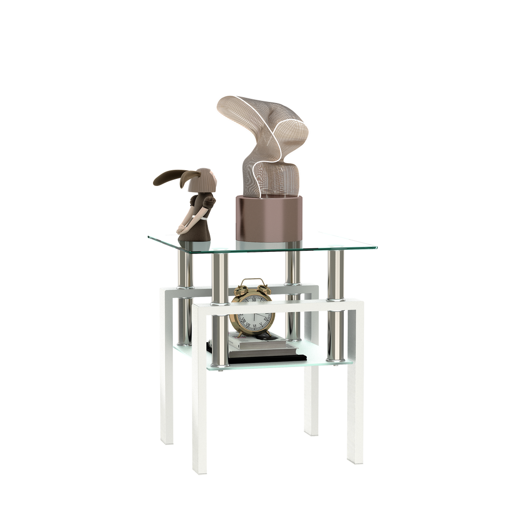 Modern Tempered Glass Coffee Table