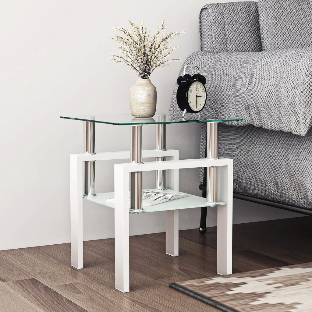 Modern Tempered Glass Coffee Table