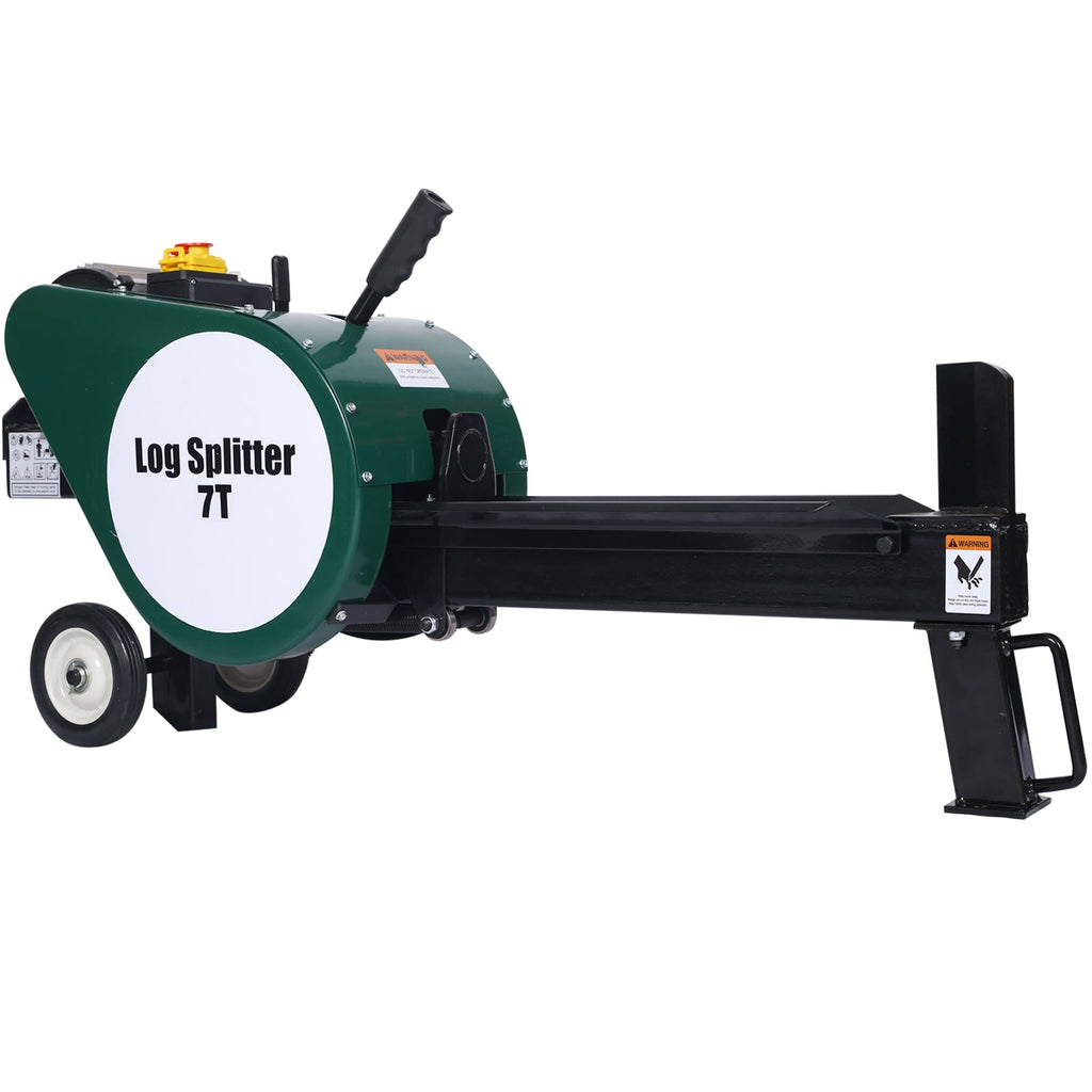 Double Flywheel Electric Log Splitter