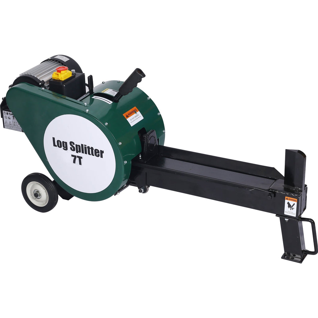 Double Flywheel Electric Log Splitter