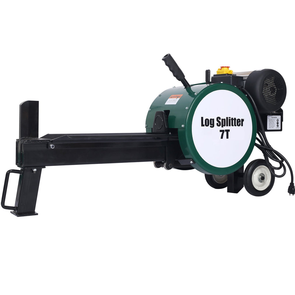 Double Flywheel Electric Log Splitter
