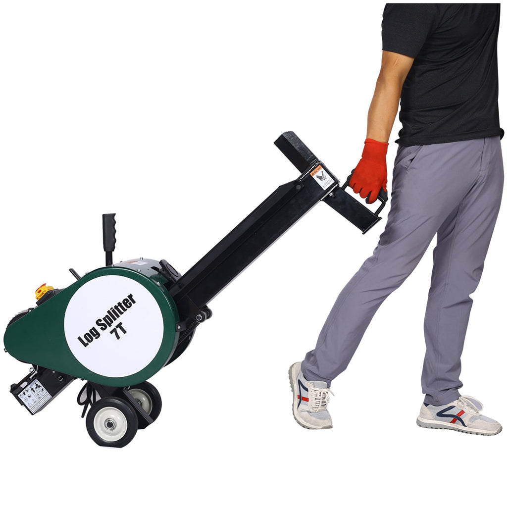 Double Flywheel Electric Log Splitter