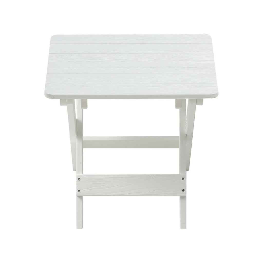 HIPS Foldable Small Table and Chair Set with 2 Chairs and Rectangular Table