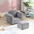 Kids Upholstered Chair with Ottoman