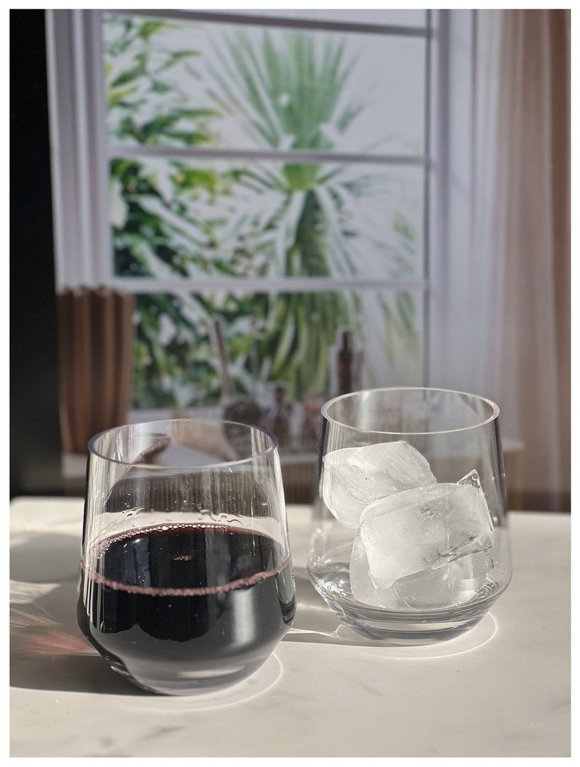 Plastic Wine Glasses Set of 4 (12oz) - Unbreakable