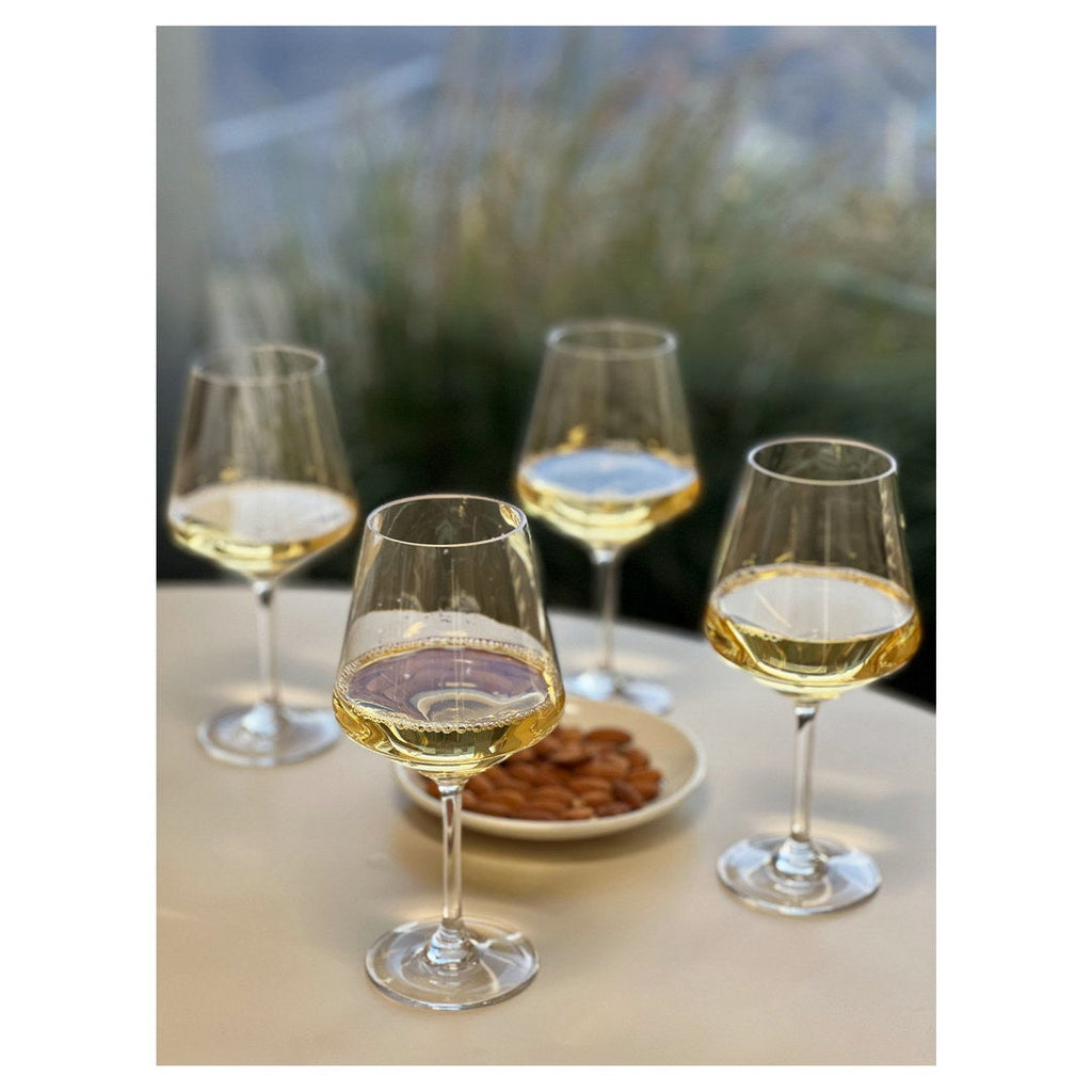 Plastic Wine Glasses Set of 4 (15oz), BPA Free Tritan