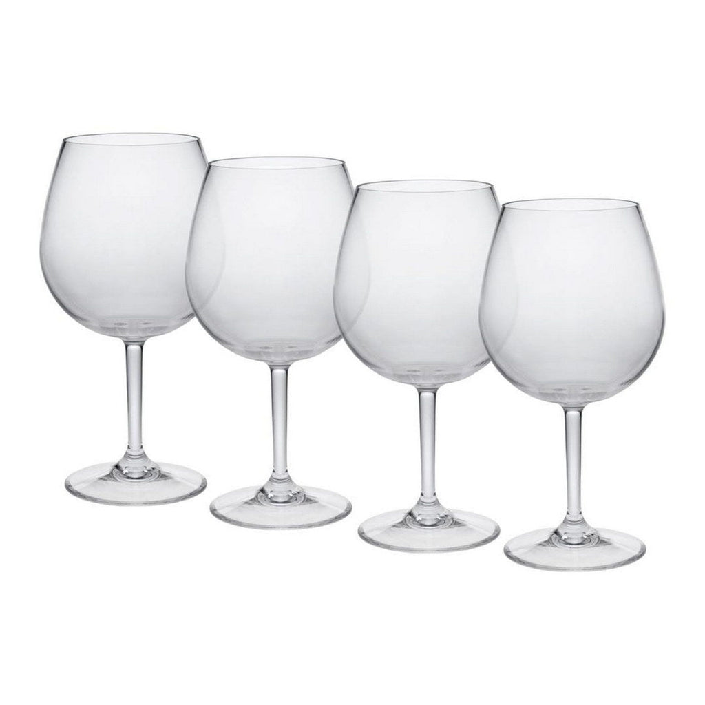 Plastic Wine Glasses Set of 4 (23oz) - Unbreakable & BPA Free