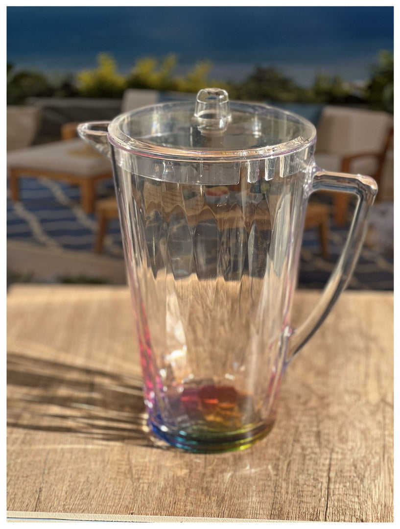 2.5 Quarts Water Pitcher with Lid - Unbreakable Plastic Design