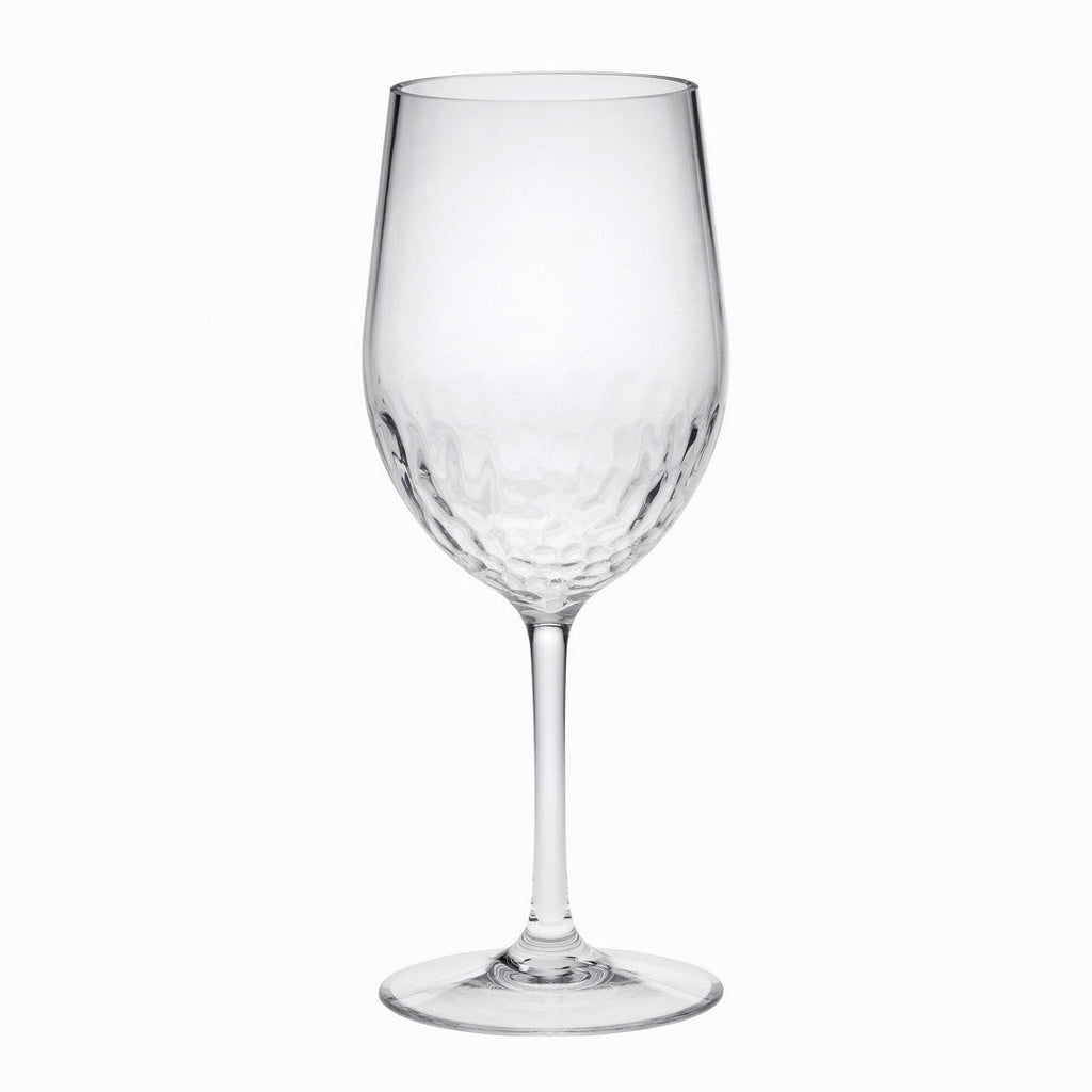 Plastic Wine Glasses Set of 4 (12oz) - Unbreakable Tritan Hammer Set