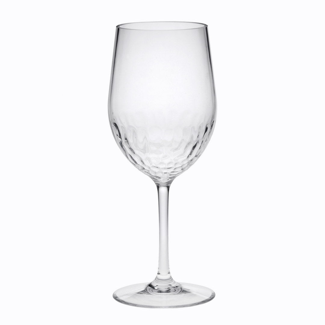 Plastic Wine Glasses Set of 4 (12oz) - Unbreakable Tritan Hammer Set