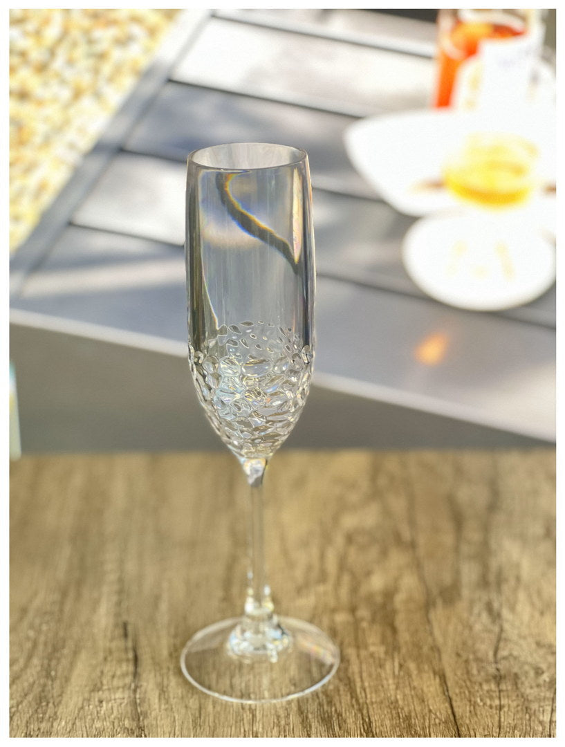 Tritan Lexington Plastic Champagne Flutes Set of 4 (6oz)
