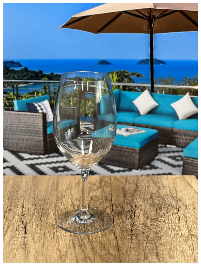 Plastic Wine Glasses Set of 4 (20oz) - Unbreakable Tritan