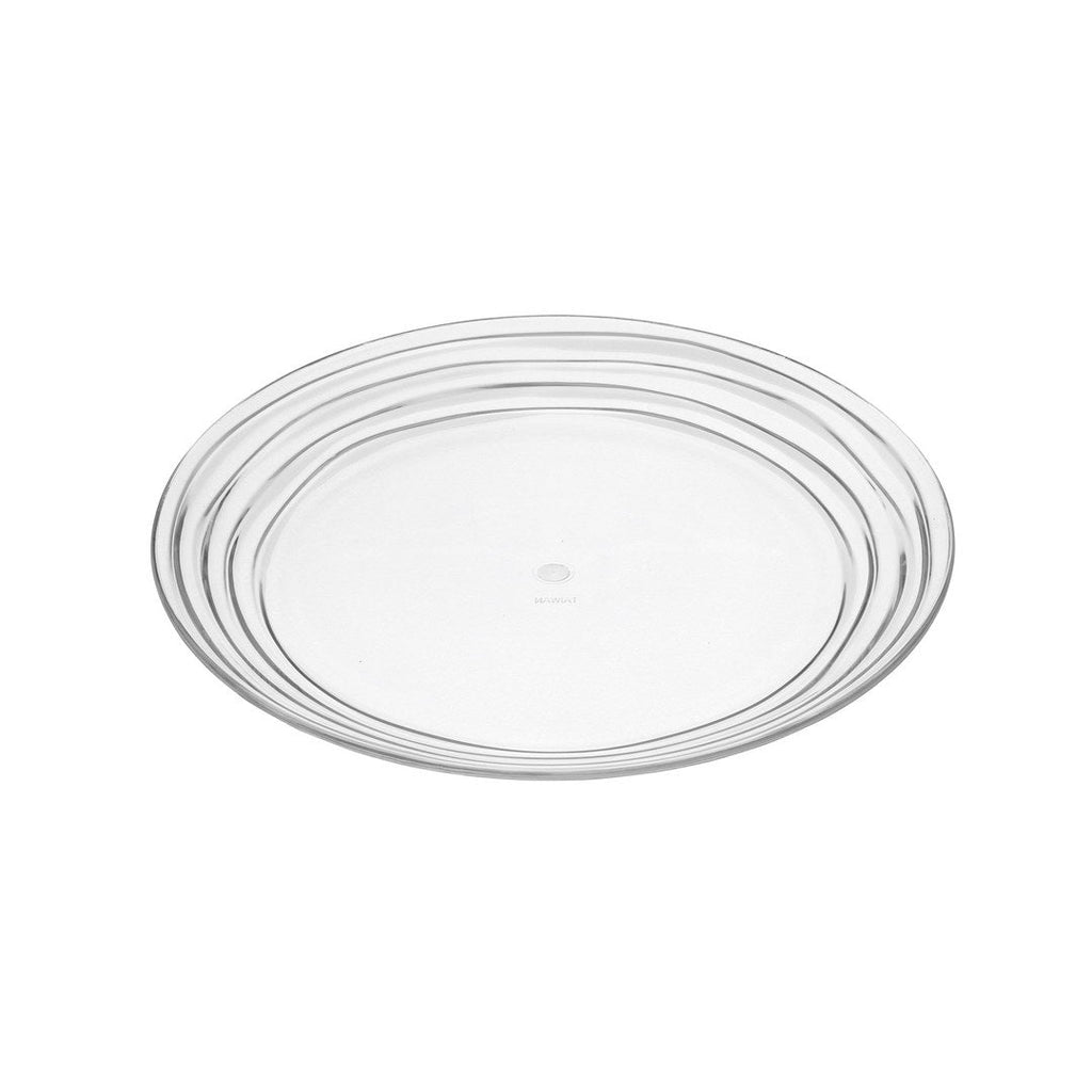 Designer Swirl 9" Plastic Dessert Plates Set of 4