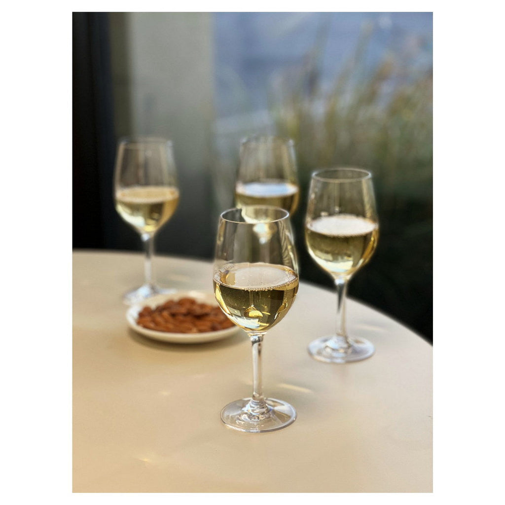 Plastic Wine Glasses Set of 4 (12oz) - BPA Free Tritan